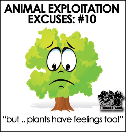 “but … plants have feelings too”Stop making...
