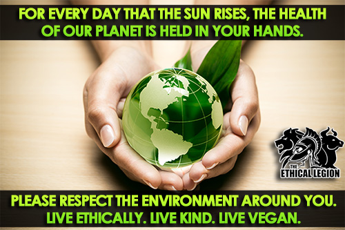 For every day that the sun rises, the health of our planet is... 16