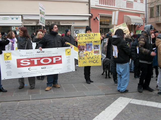 Bolzano 04.02.2012 manifestazione contro lo sfruttamento degli animali bolzano 04021012 20120205 1097826427