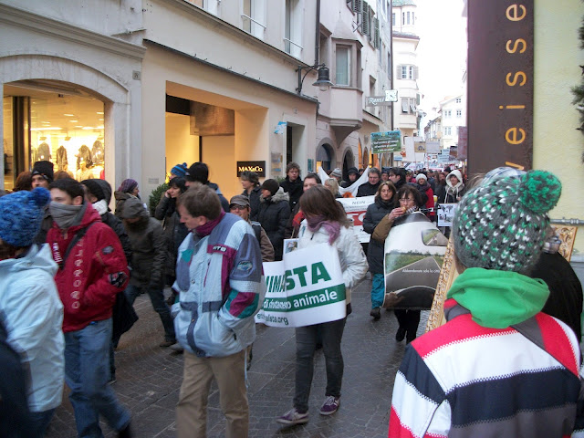 Bolzano 04.02.2012 manifestazione contro lo sfruttamento degli animali bolzano 04021012 20120205 1555687866