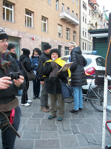 Bolzano 04.02.2012 manifestazione contro lo sfruttamento degli animali bolzano 0402 20130212 1620212131