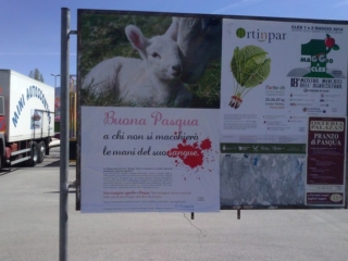 cles_2014_buona_pasqua_20140412_1315313290 CLES (TN) - AFFISSIONE MANIFESTI BUONA PASQUA SENZA CRUDELTA' 2014 cles 2014 buona pasqua 20140412 1315313290