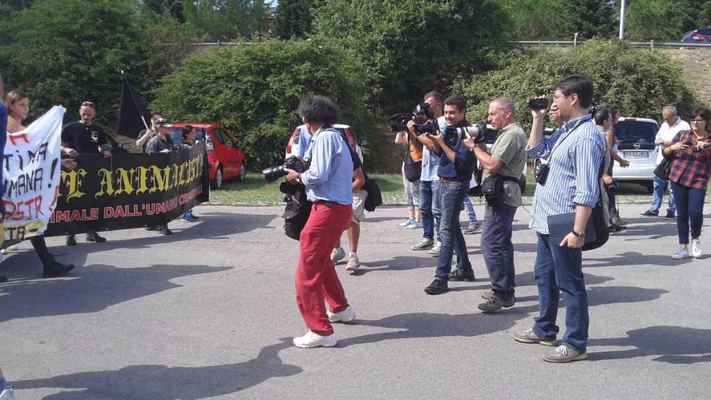 Manifestazione contro il Palio di Siena - 16.08.2015 immagini e video 2015 466
