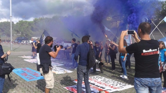 Manifestazione contro il Palio di Siena - 16.08.2015 immagini e video 2015 490 1024x576