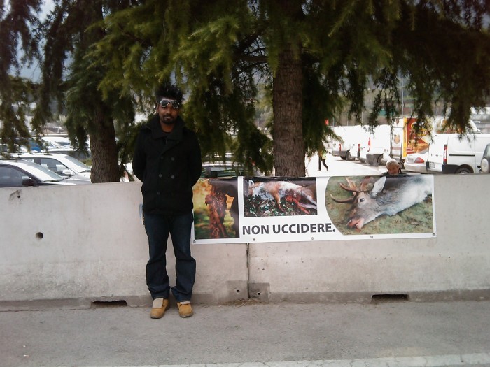 Riva del Garda 26.03 - Sit-in contro la fiera della caccia e della pesca sit in animalista fiera caccia e p 20130212 1166763869