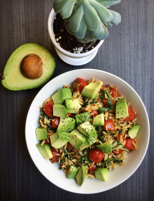kate-loves-kale: My lunch ft. one of my plant babies ???Orzo... 22